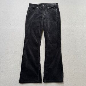 Gap Corduroy Pants Women's 8RS Black Baby Bootcut Mid Rise Velvet Classic Retro